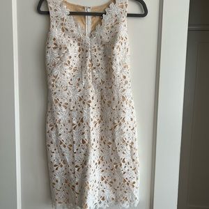 Loft eyelet shift dress